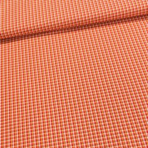 Pravý český bavlněný kanafas ANDREA K0,3 03130 kostka 0,3cm, oranžový, š.140cm (látka v metráži)